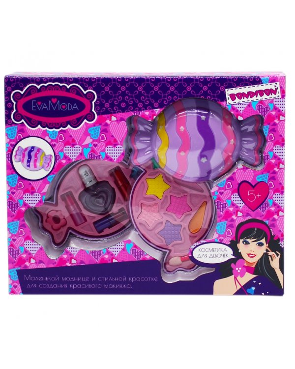 Набор детской декоративной косметики Косметичка-Конфетка
