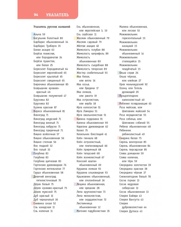 Деревья и кустарники России. Определитель