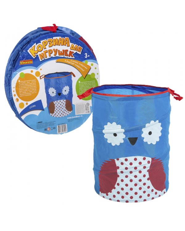 Корзина для хранения игрушек Сова