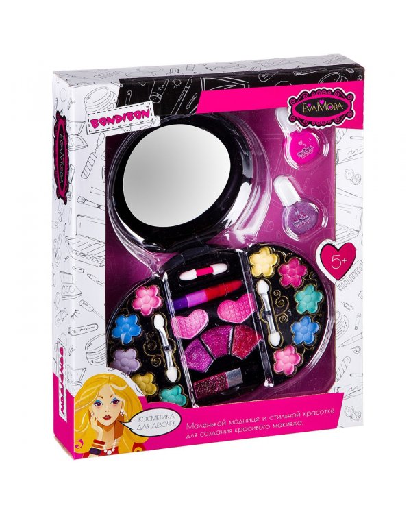 Набор детск.декор.косметики +лак для ногтей ВВ2255