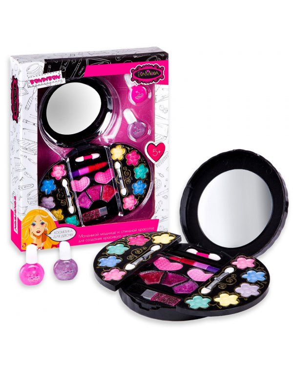 Набор детск.декор.косметики +лак для ногтей ВВ2255