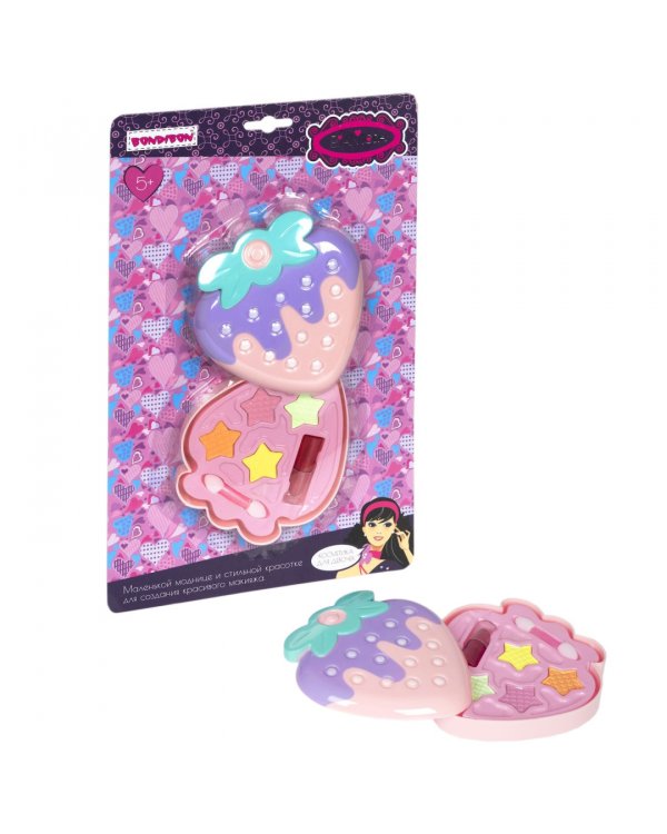 Набор детской декор.косметики косметичка-Клубничка