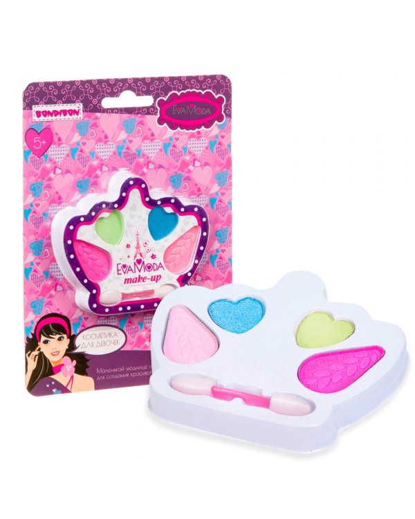 Набор детск. декор.косметик.Корона с теням.для век