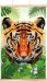 Раскрашивание по номерам Панно на подвесе. Тигр
