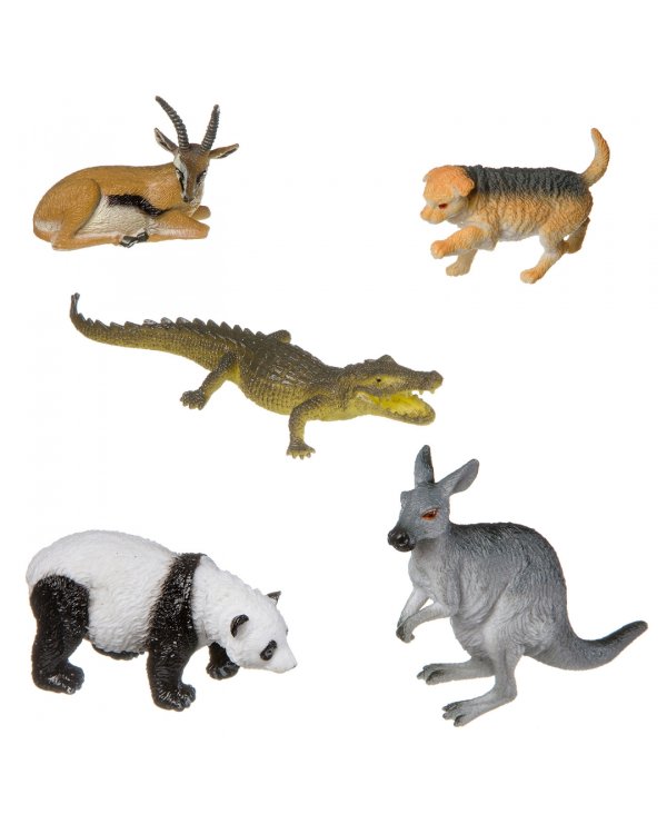Набор фигурок диких животных. Ребятам о Зверятах