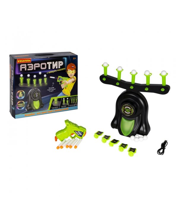 Игровой набор "АЭРО-ТИР" с парящ.шариками, ВВ5288
