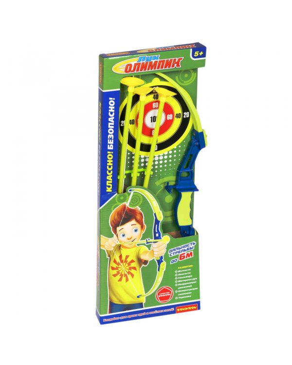 Набор Олимпик. Лук 21', стрелы, мишень