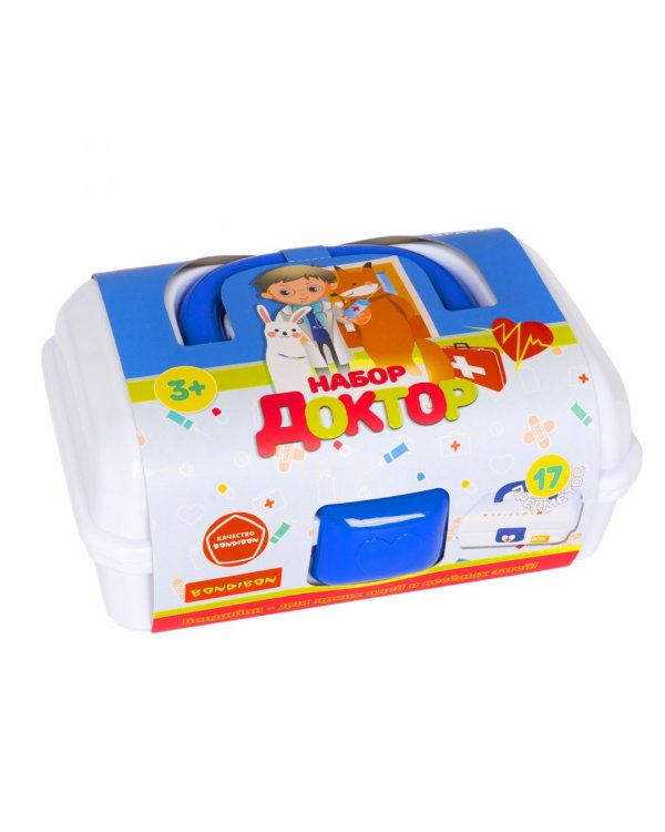 Игровой набор "Доктор" 17 предм.в чемоданч.ВВ5510