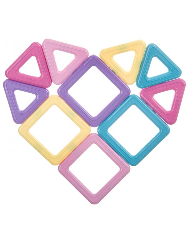 Конструктор МАГНИТОФОРМЫ набор 10 мини-дет.ВВ4406