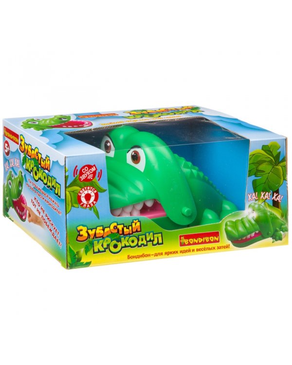 Игра настол."Зубастый крокодил" свет и звук ВВ3692