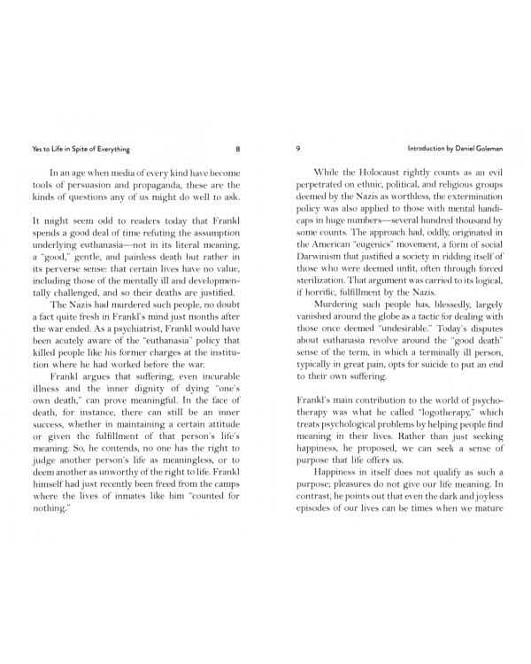 Yes To Life In Spite of Everything