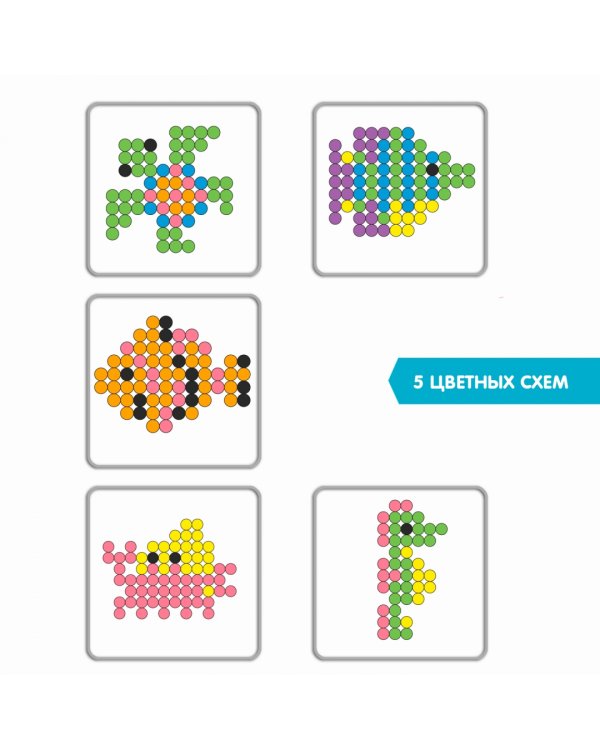 Аквамозаика неоновая. Плавающие животные