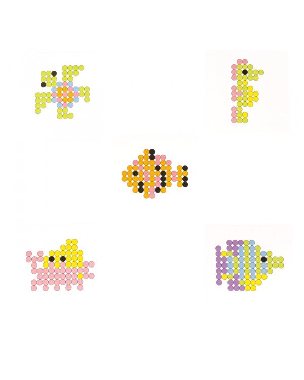 Аквамозаика неоновая. Плавающие животные