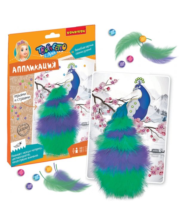 Набор для творчества «Аппликация». Павлин ВВ5333