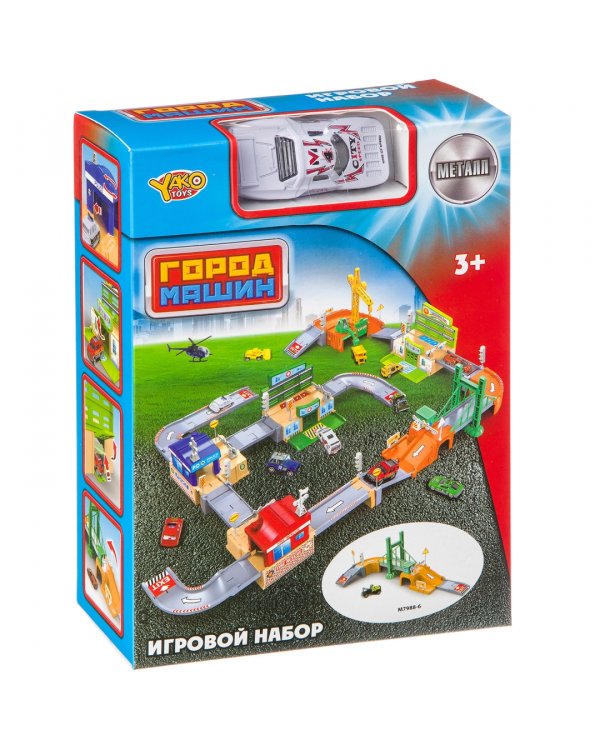 Набор игровой стройка, 1 мет. маш., M7988-6/Г94297