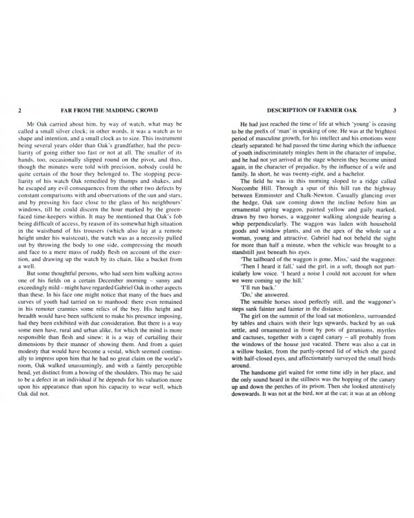 Far from the Madding Crowd