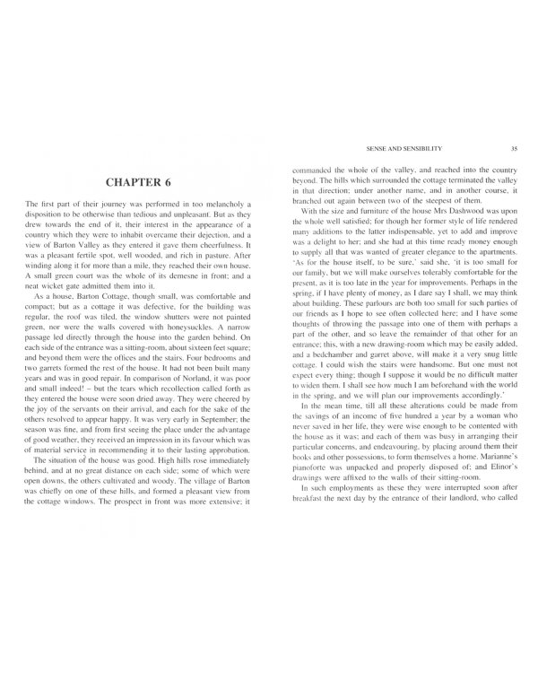 Sense and Sensibility