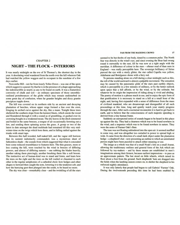 Far from the Madding Crowd