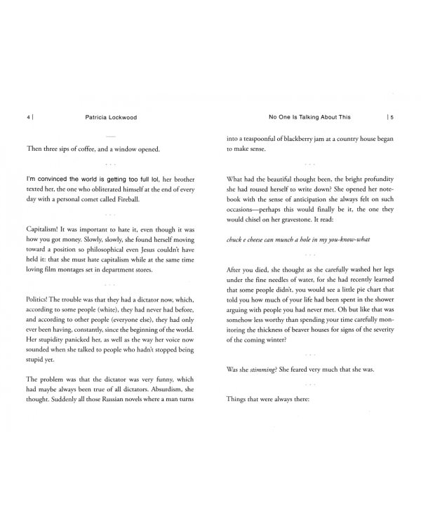 No One Is Talking About This