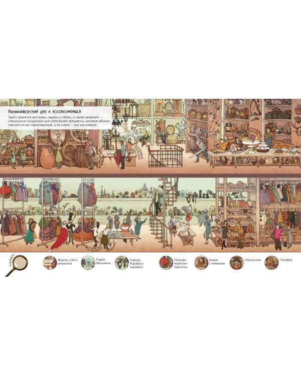 В театре. Экскурсия за кулисы (виммельбух)