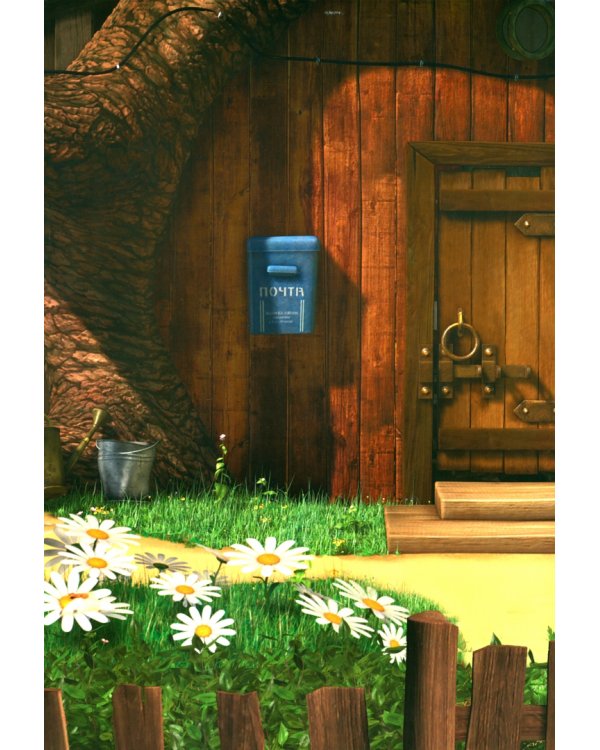 Многоразовые наклейки "В гостях у Медведя" 7510142