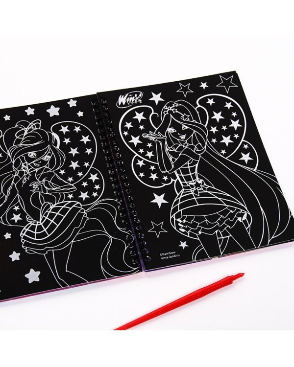 Гравюры феи WINX, голографический фон