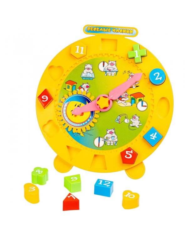 Дидактическая игрушка "Часики"