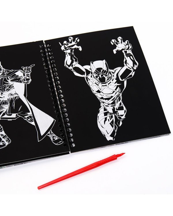 Набор для творчества с заданиями. Гравюры. Мстители, 8 гравюр