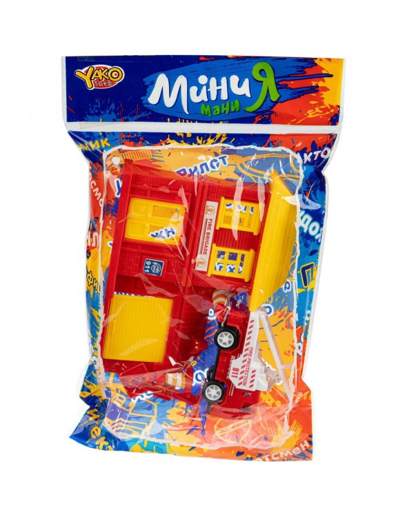 Игровой набор МиниМаниЯ. Пожарная станция со зданием