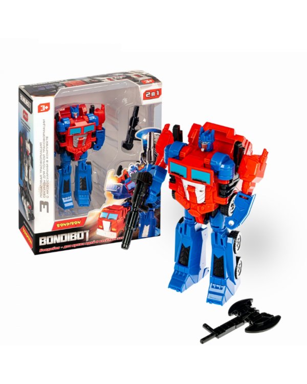 Трансформер 2 в 1. Робот-грузовой автомобиль