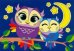 Картина по номерам. Совушки