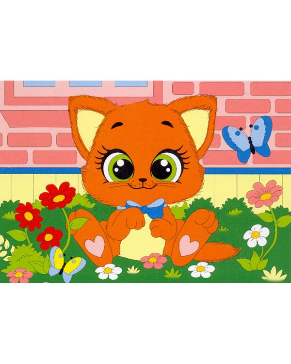 Картина по номерам. Котёнок