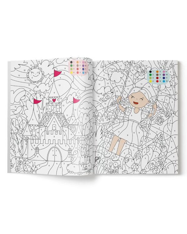 Раскраска по номерам. Сказки