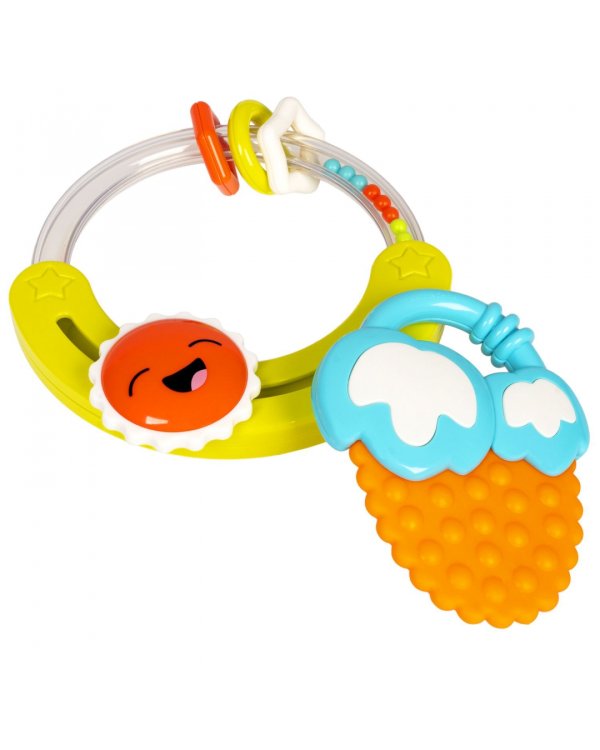 Набор погремушек. Круг с солнышком, ягода