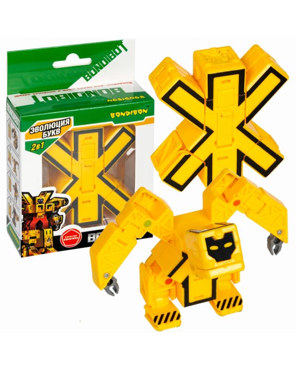 Трансформер 2 в 1. Bondibot. Буква Ж