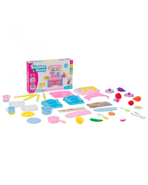 Кухня на батарейках с аксессуарами