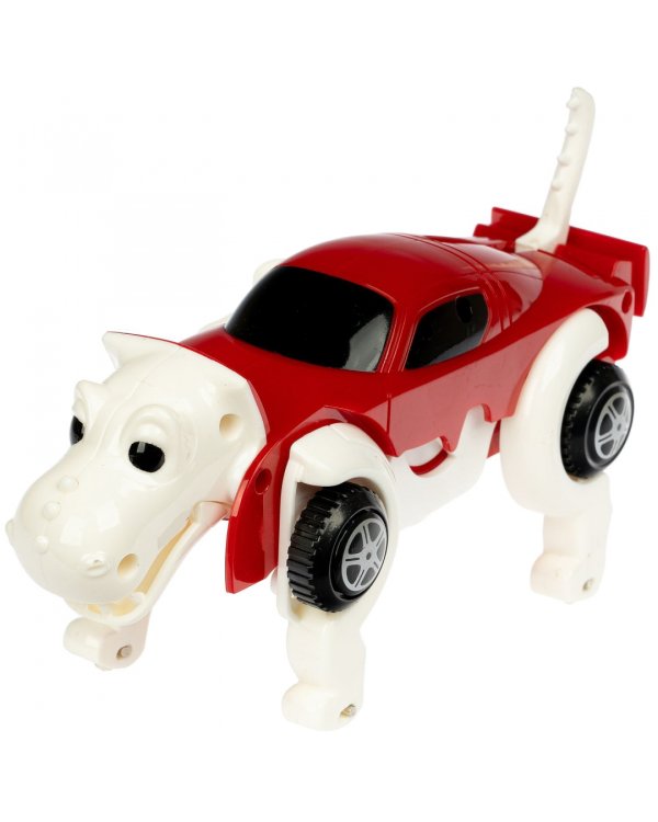 Трансформер заводной. Машина-собака