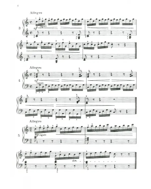 Избранные этюды для фортепиано