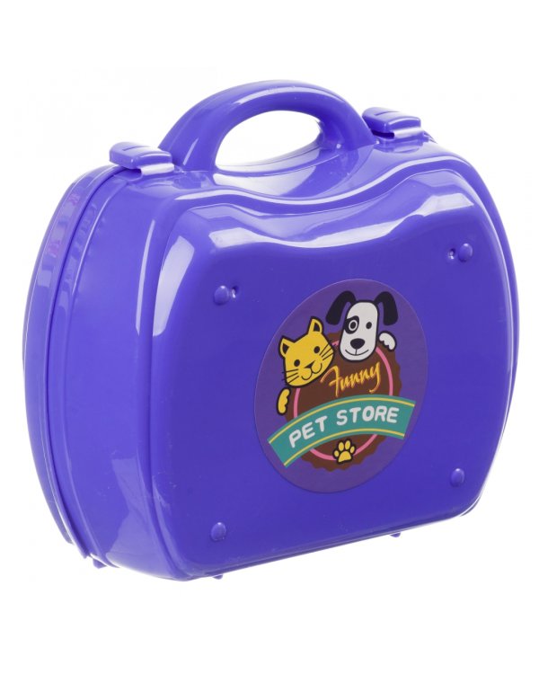 Набор игровой в чемоданчике Pet Store, 16 предметов
