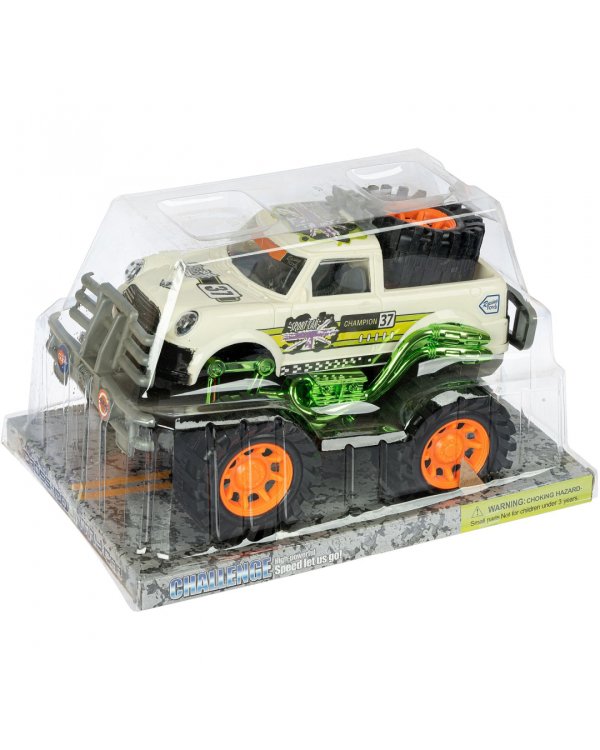 Инерционная машинка Джип с кенгурятником