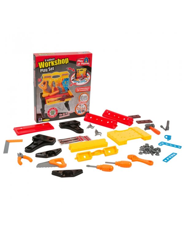 Набор строительных инструментов с раскладным ящиком