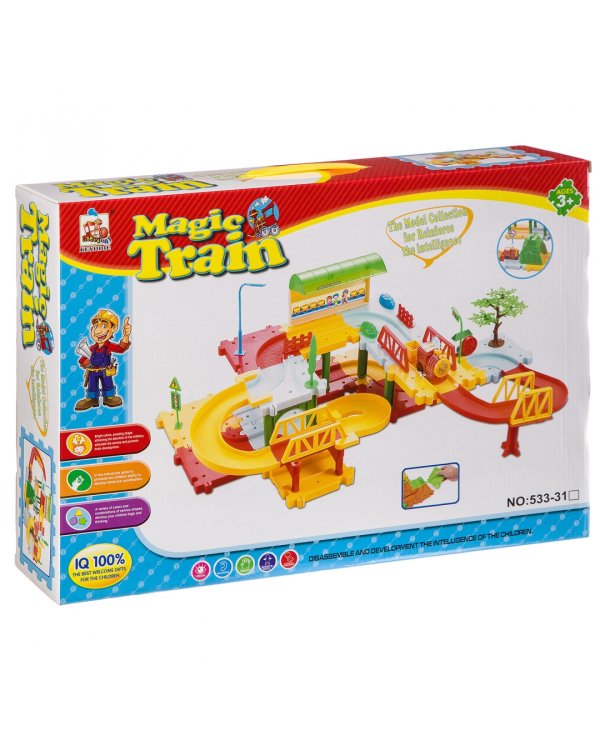 Набор игровой. Волшебный поезд, 47 деталей
