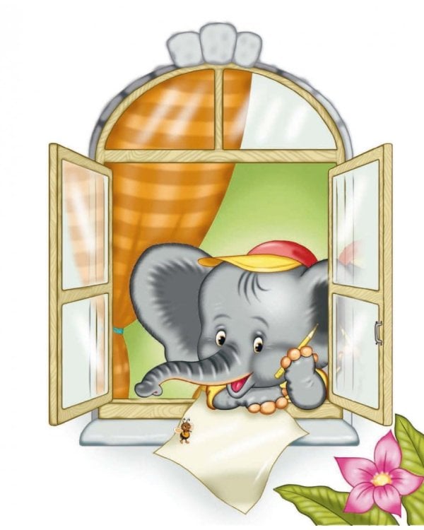 Слоненок пошел учиться