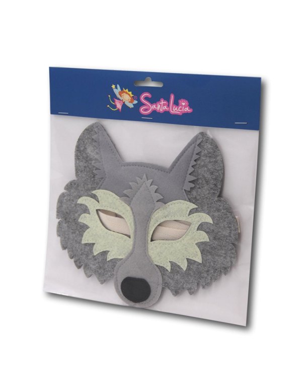 Маска из фетра. Волк