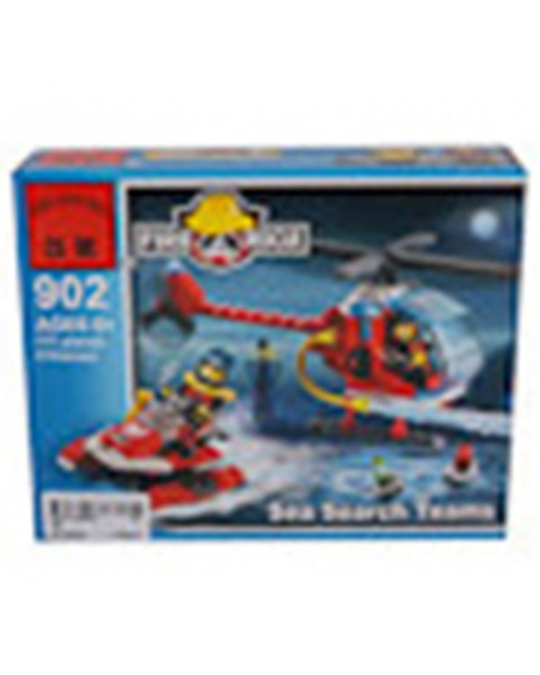Конструктор Морской поисковый отряд, 111 деталей, 2 фигурки