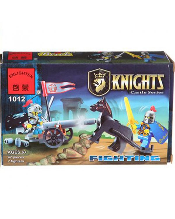 Конструктор Рыцари, 42 детали, 2 фигурки