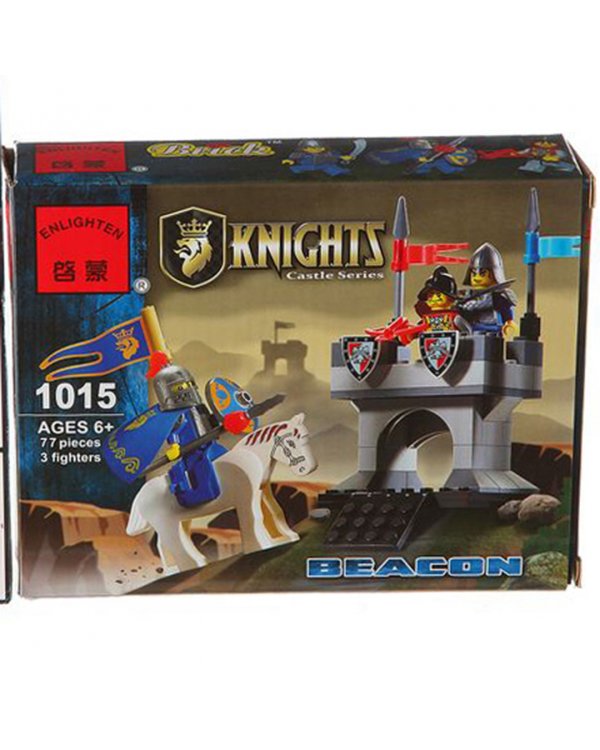 Конструктор Рыцари, 77 деталей, 3 фигурки