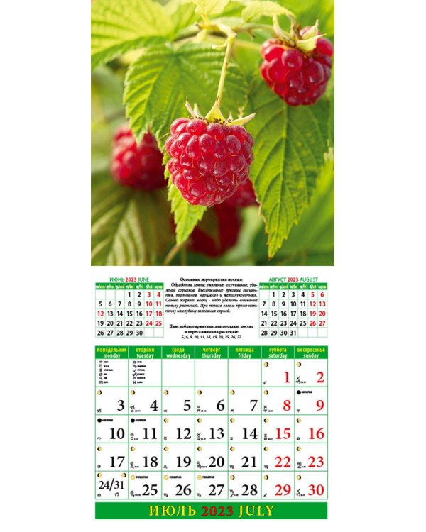 Календарь на 2023 год. Лунный календарь садовода и огородника