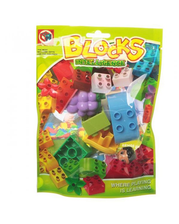 Конструктор пластиковый, 6 деталей