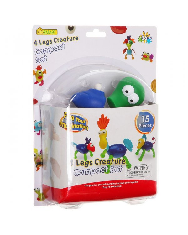 Конструктор-звери. Мир фантазий, 15 деталей